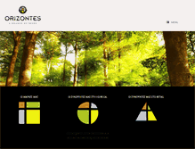 Tablet Screenshot of orizontes.com.gr